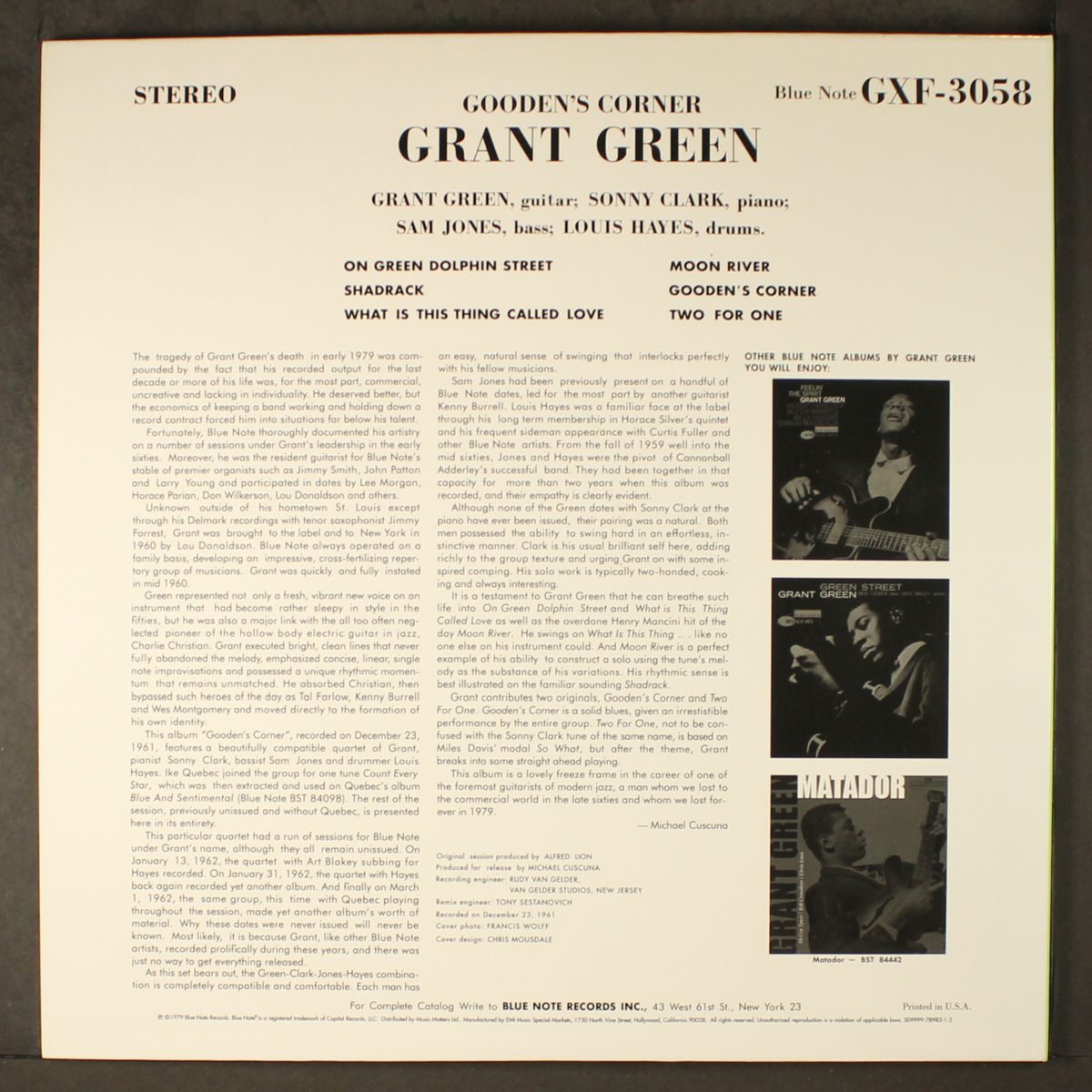gooden's corner by GRANT GREEN