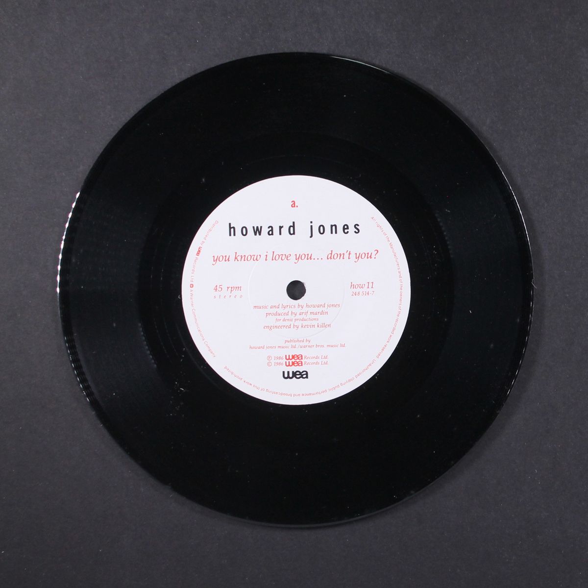 you know i love you don't you by HOWARD JONES