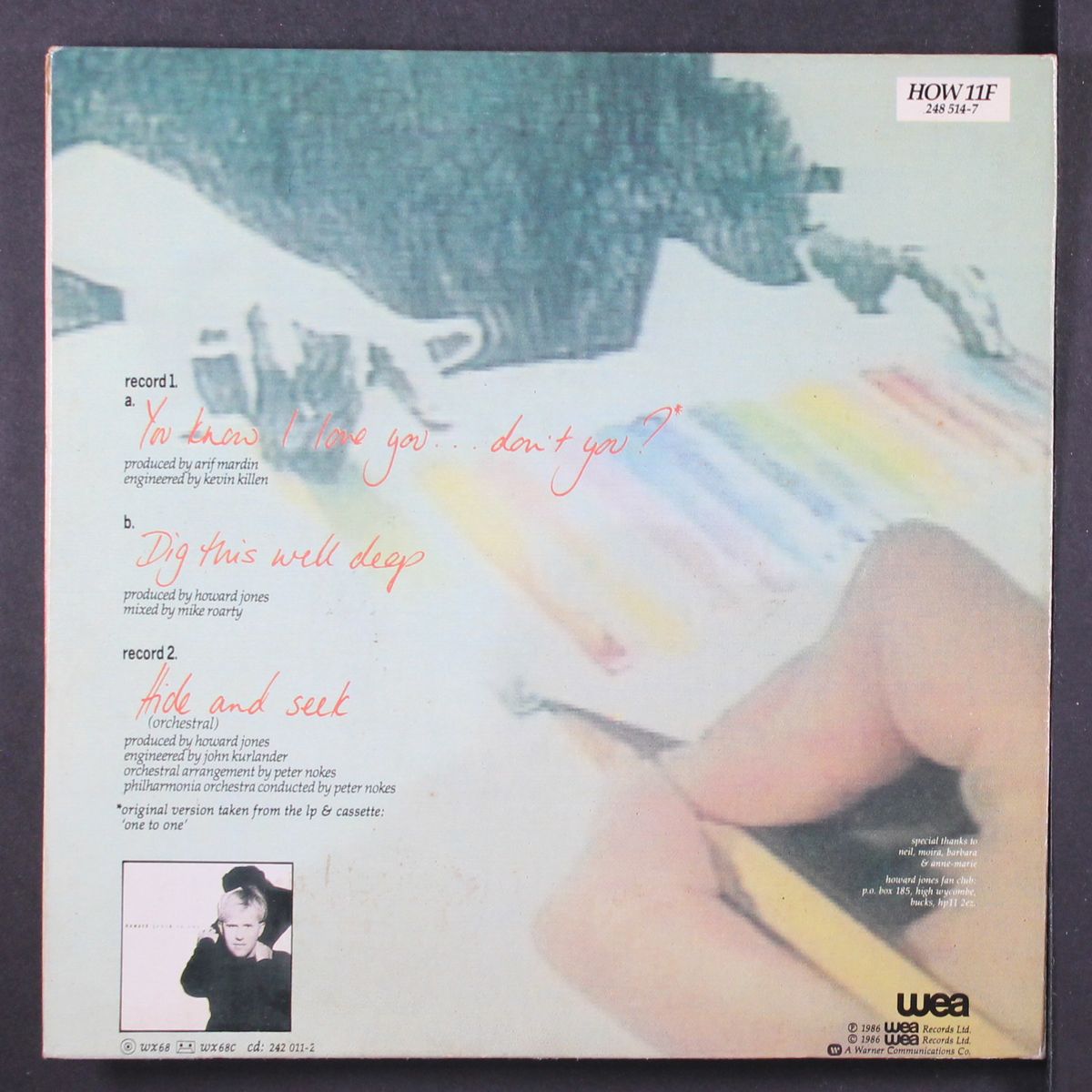 you know i love you don't you by HOWARD JONES