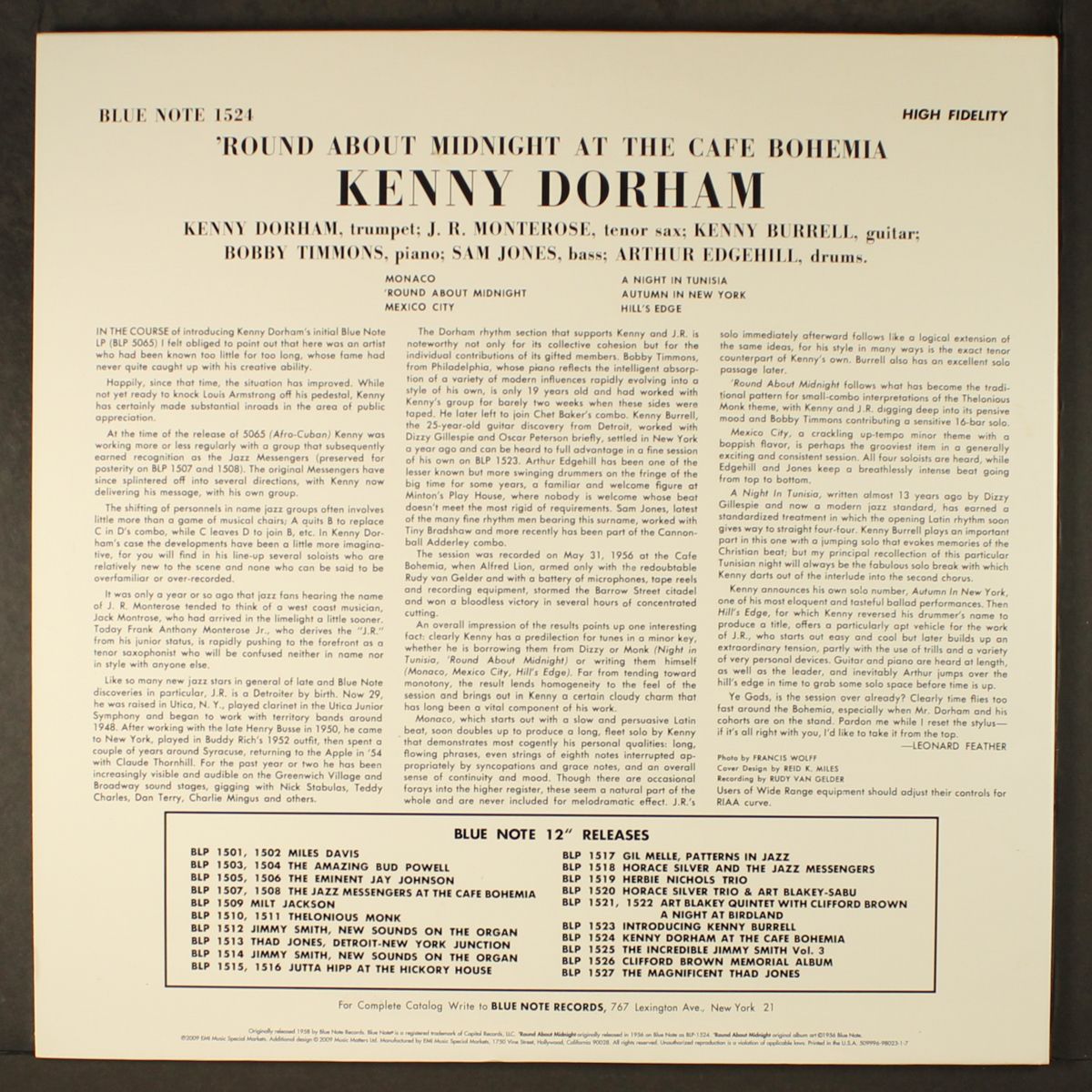 round about midnight by KENNY DORHAM