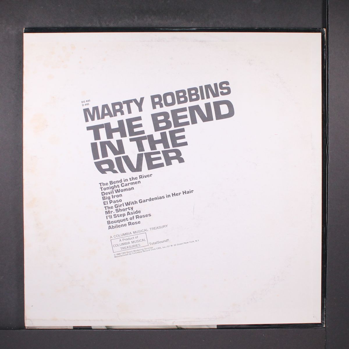 the bend in the river by MARTY ROBBINS