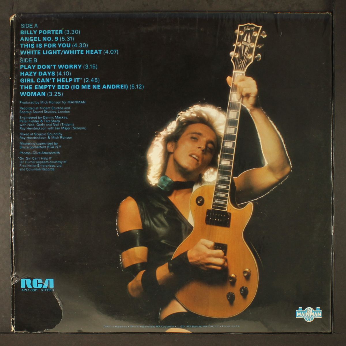 play don't worry by MICK RONSON