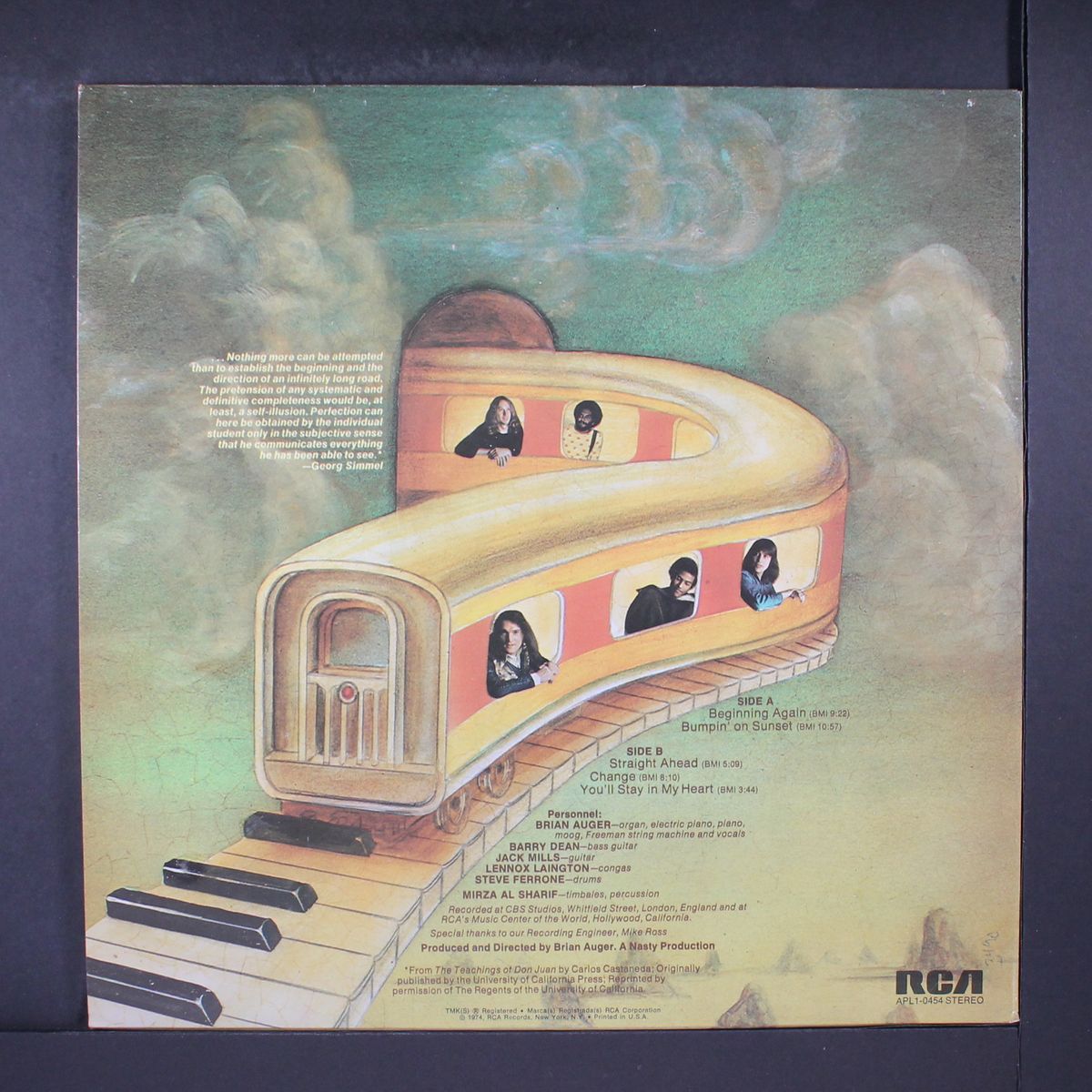 straight ahead by BRIAN AUGER'S OBLIVION EXPRESS