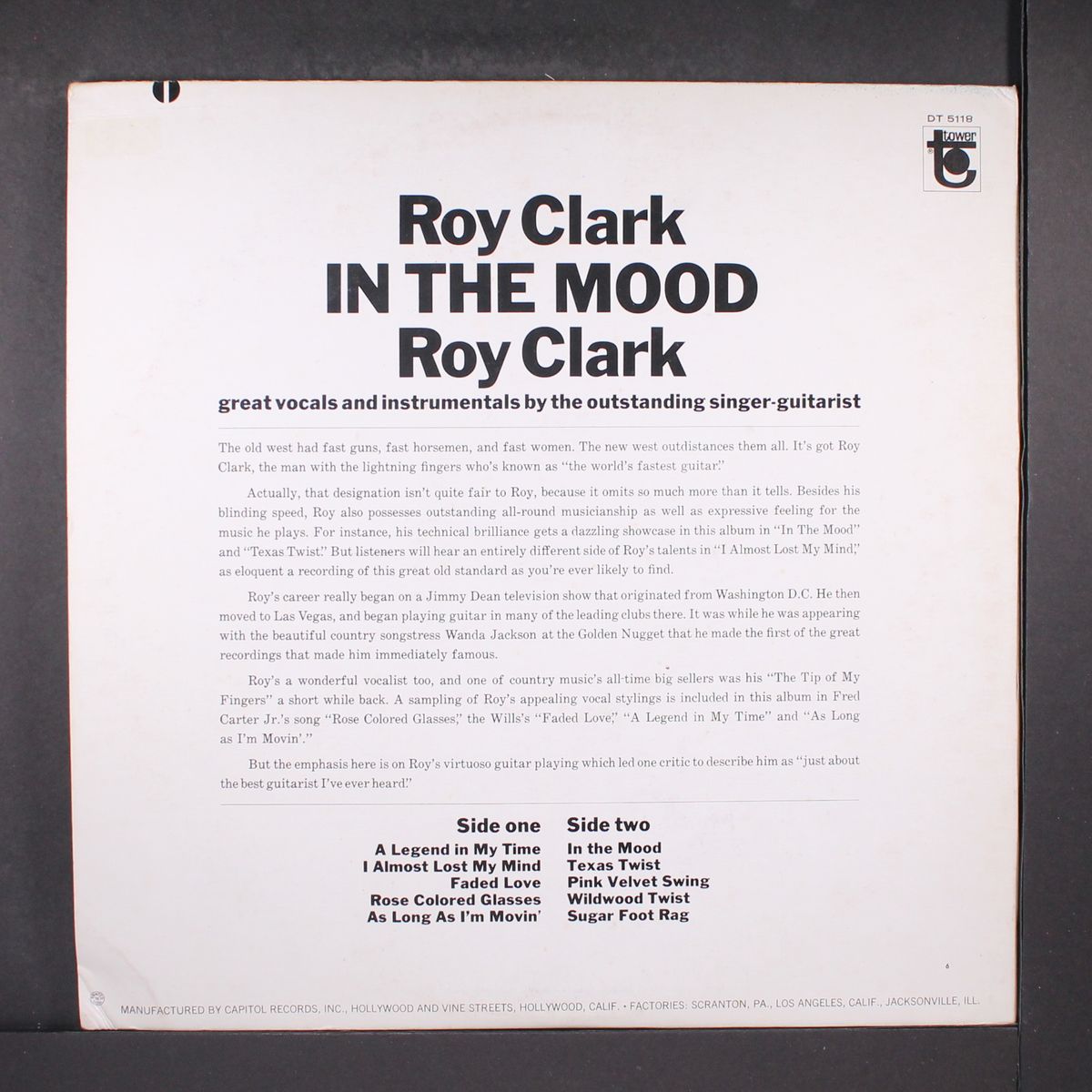 in the mood by ROY CLARK