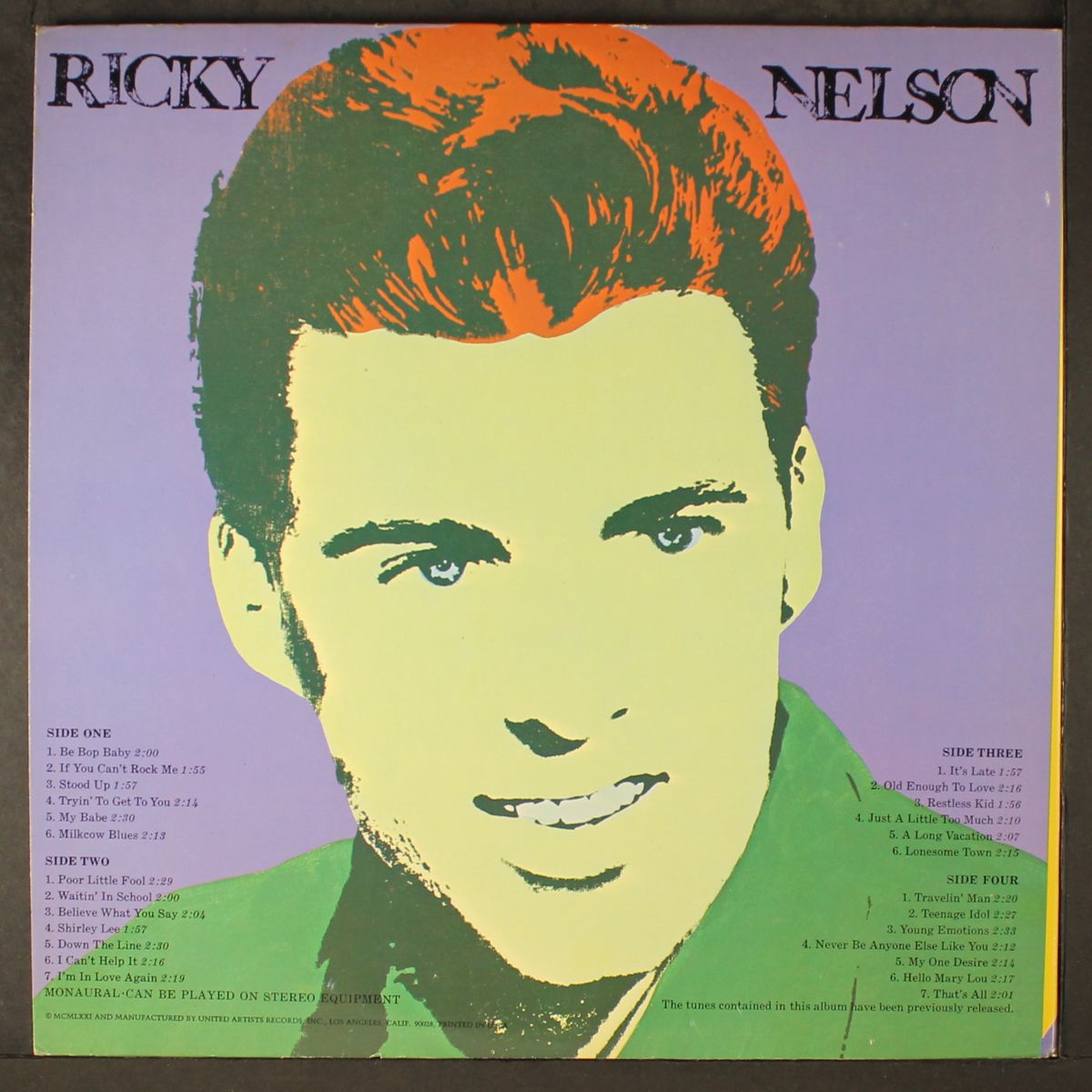 legendary masters series #2 by RICKY NELSON
