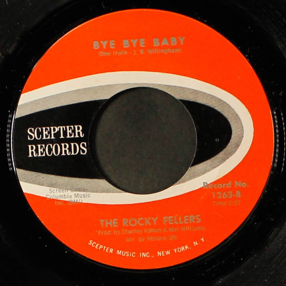 bye bye baby / she make me wanna dance by ROCKY FELLERS