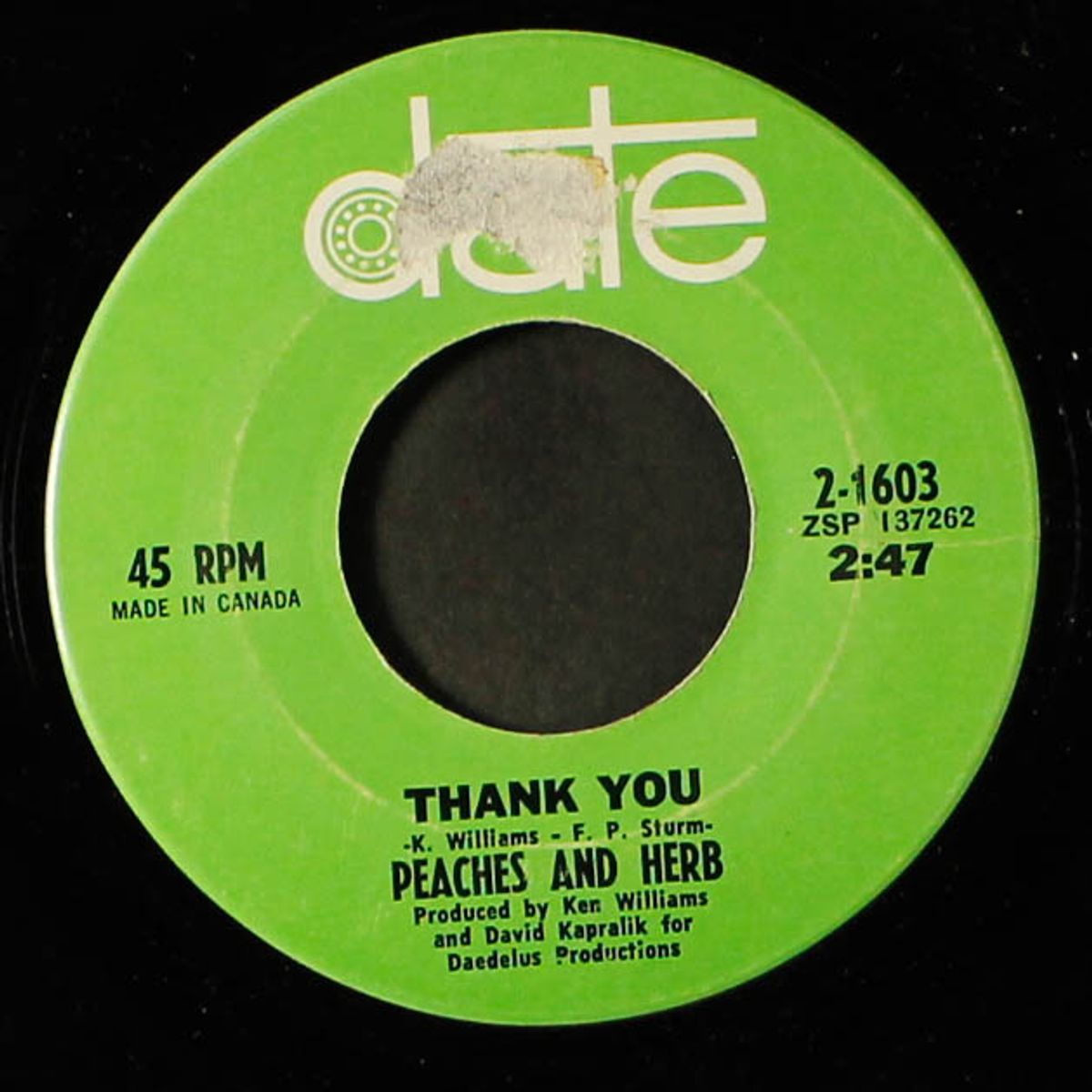 united / thank you by PEACHES & HERB