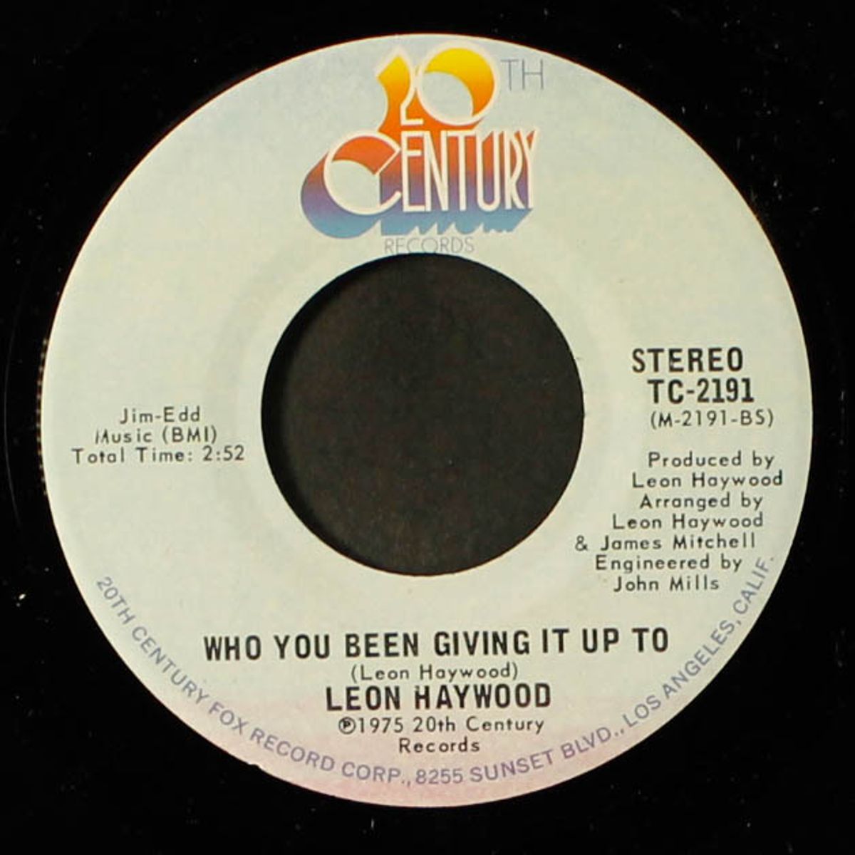 come an' get yourself some / who you been giving it up to by LEON HAYWOOD