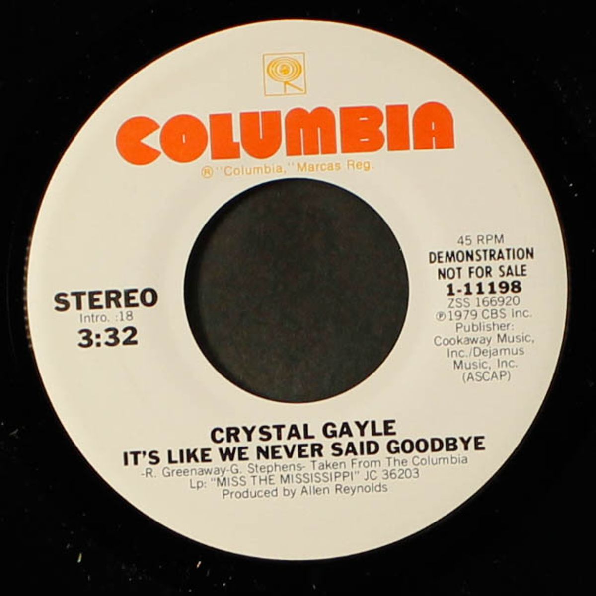 it's like we never said goodbye / same by CRYSTAL GAYLE