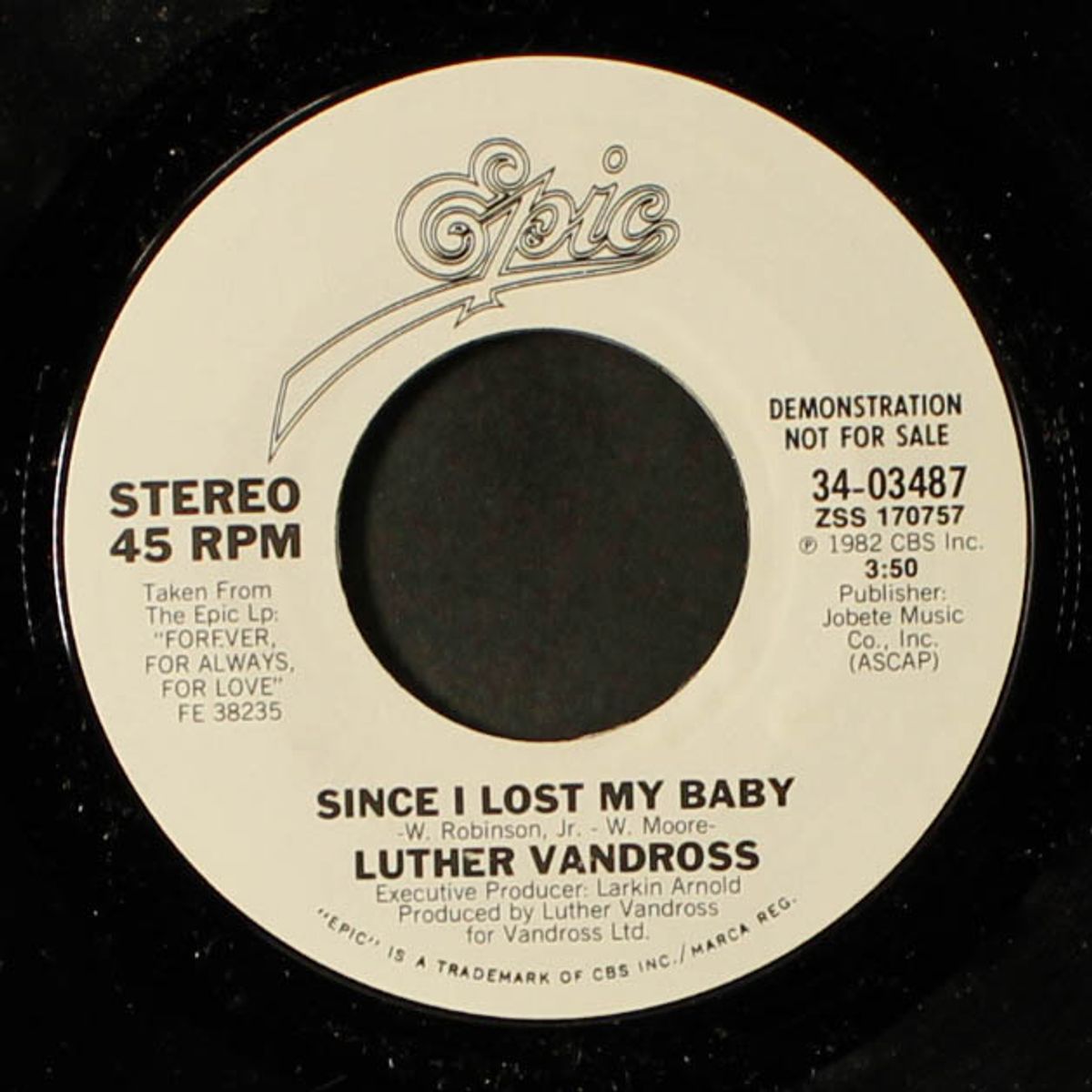 since i lost my baby / same by LUTHER VANDROSS