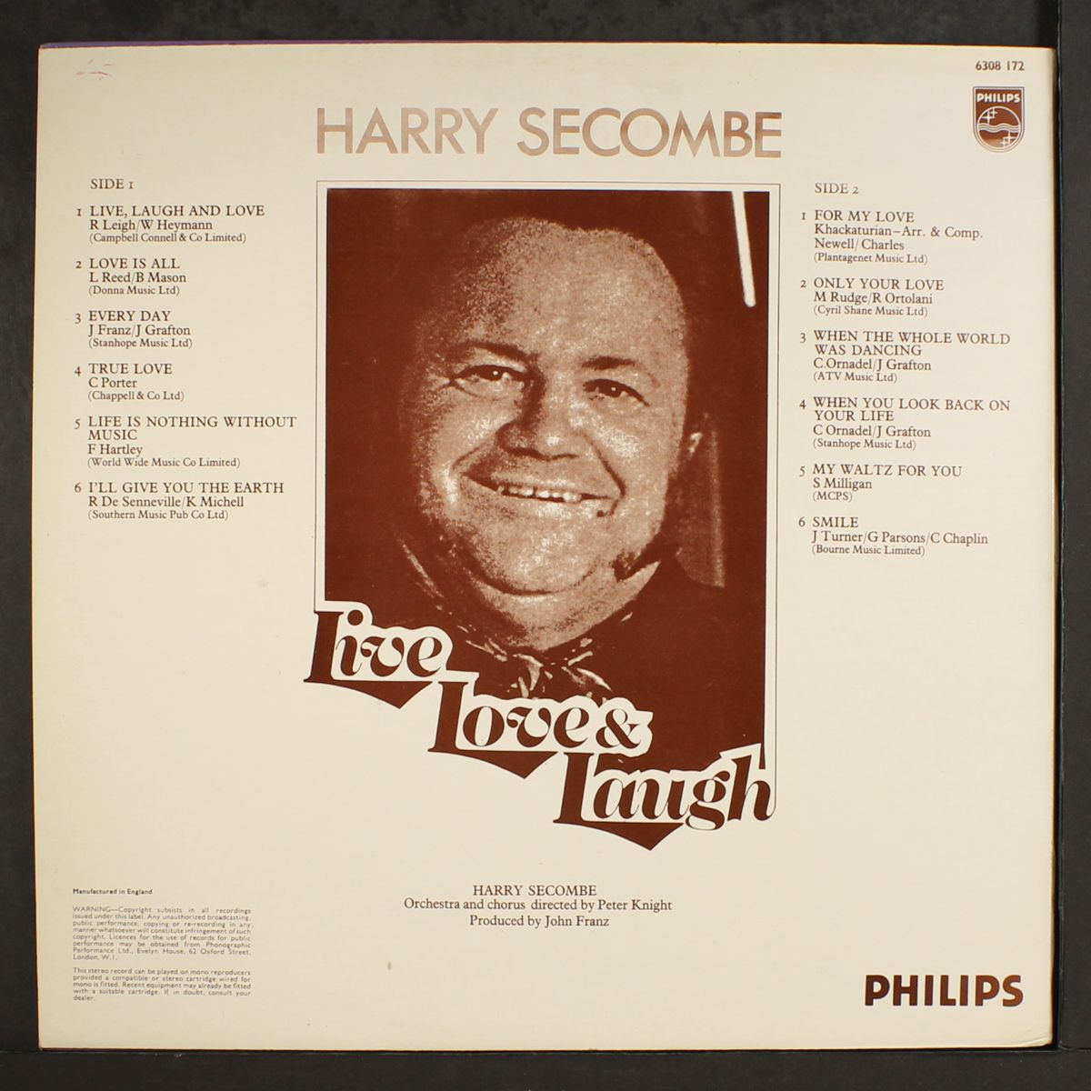 live, love & laugh by HARRY SECOMBE
