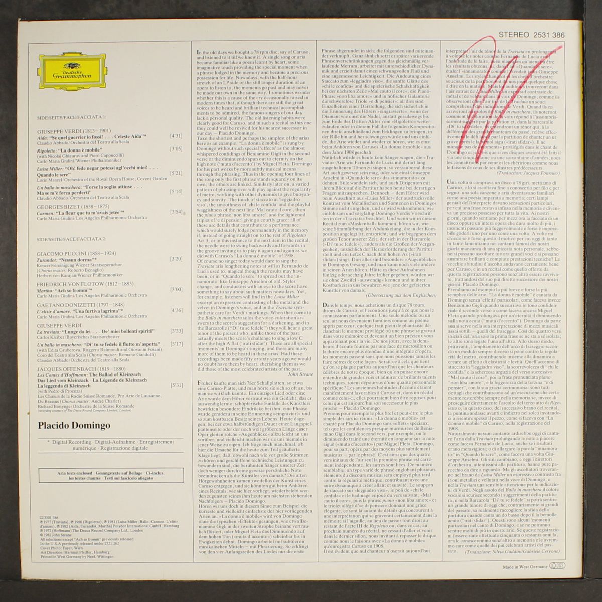 best of by PLACIDO DOMINGO