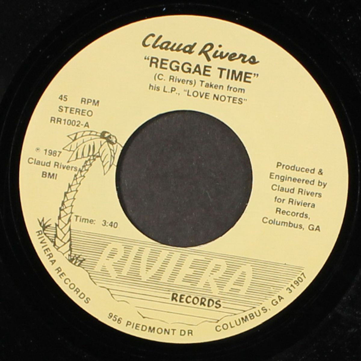reggae time / i care by CLAUD RIVERS