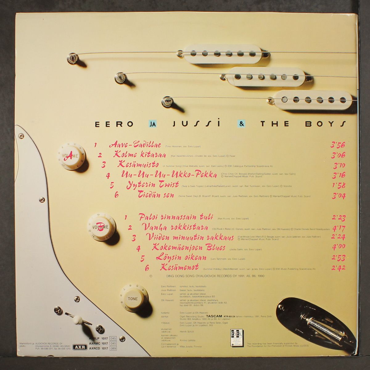 3 kitaraa by EERO JUSS & THE BOYS
