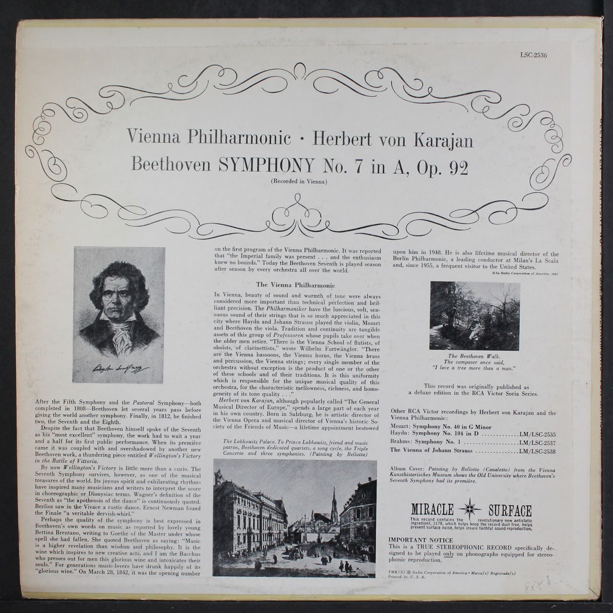 beethoven: symphony no. 7 by HERBERT VON KARAJAN