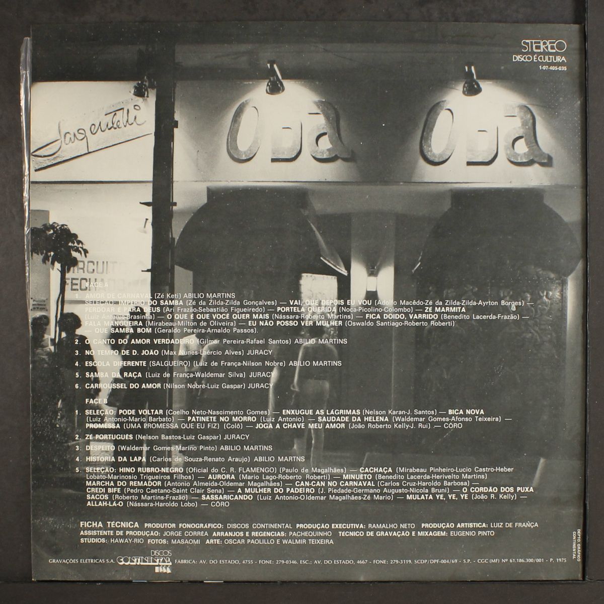 oba oba - o qg do samba by SARGENTELLI