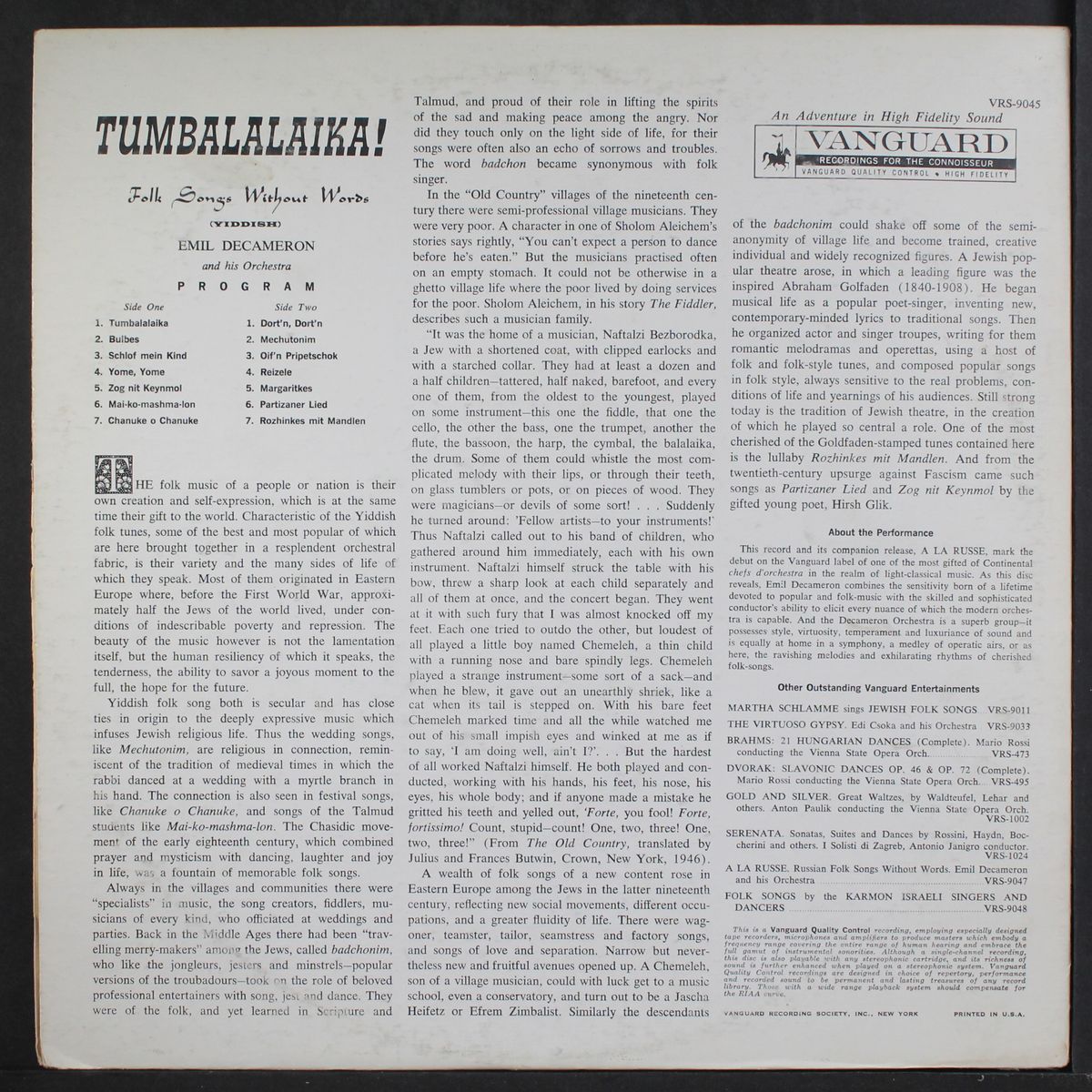 tumbalalaika by EMIL DECAMERON