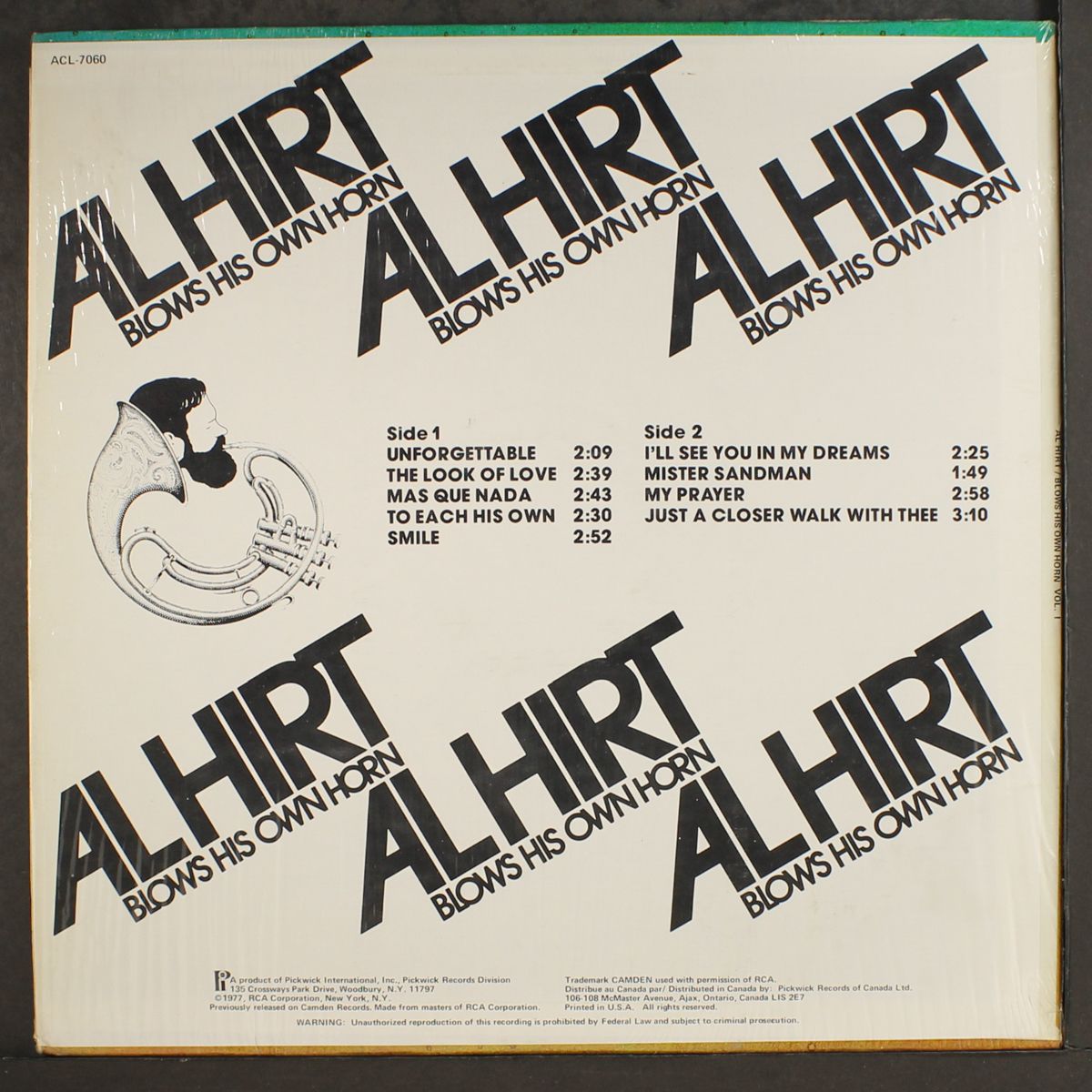 blows his own horn by AL HIRT