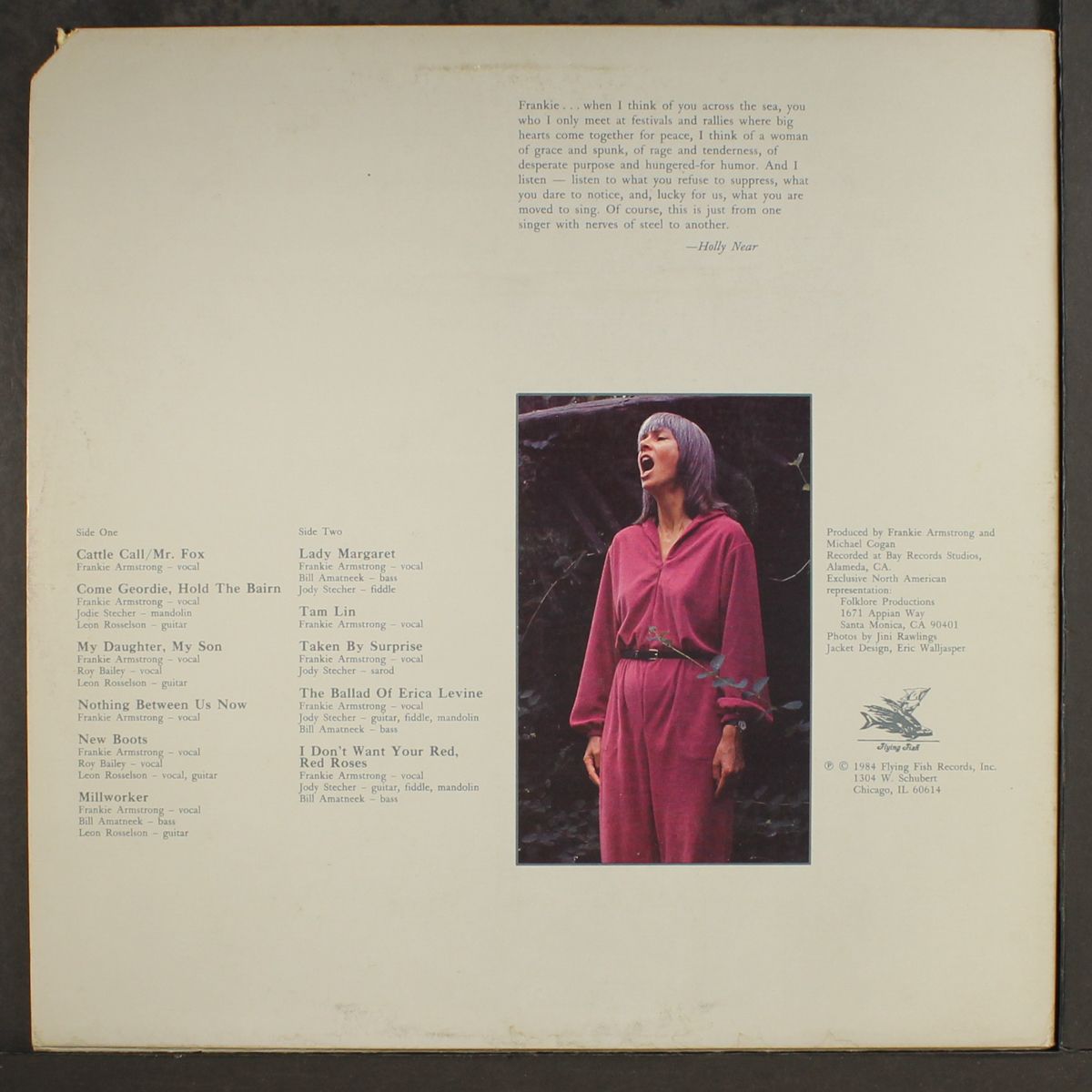 i heard a woman singing by FRANKIE ARMSTRONG