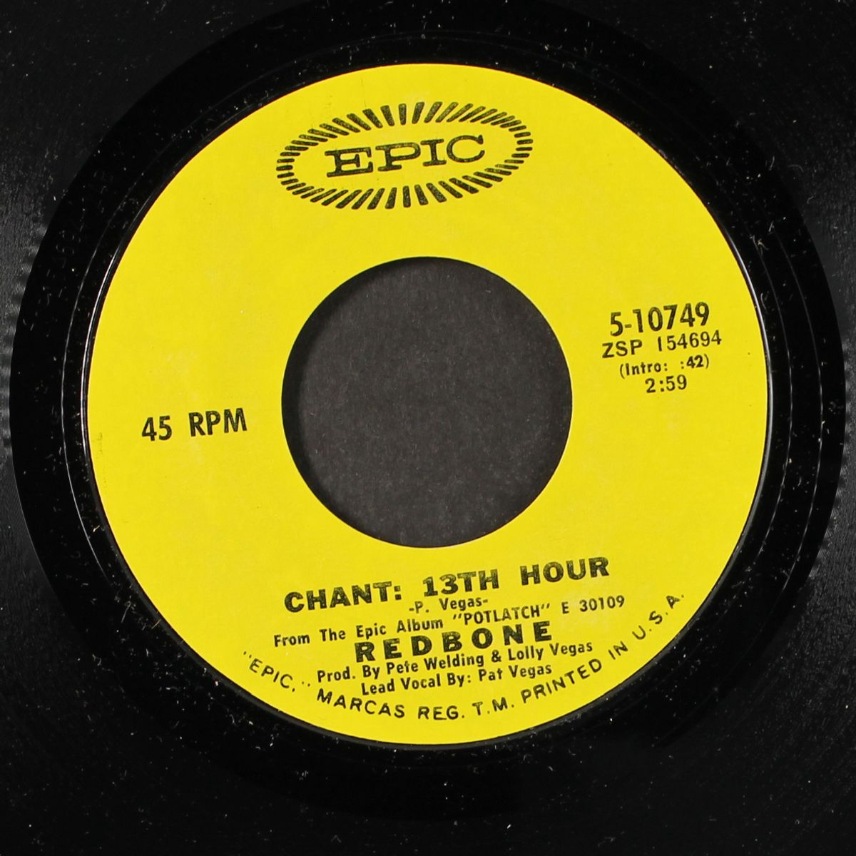 the witch queen of new orleans / chant : 13th hour by REDBONE