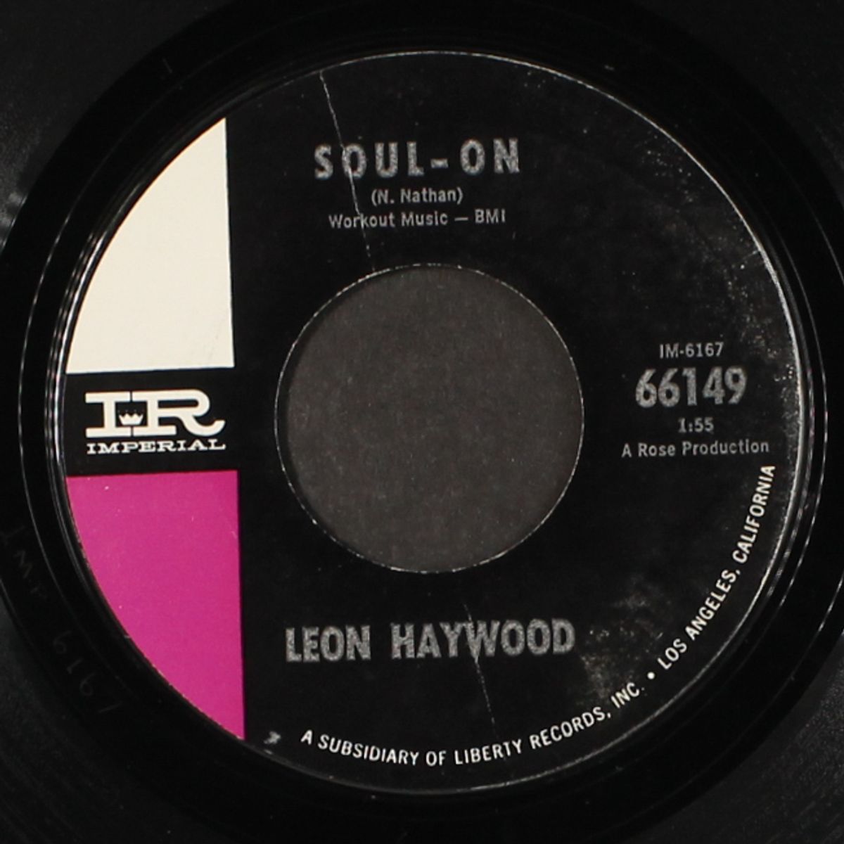 soul-on / 1-2-3 by LEON HAYWOOD