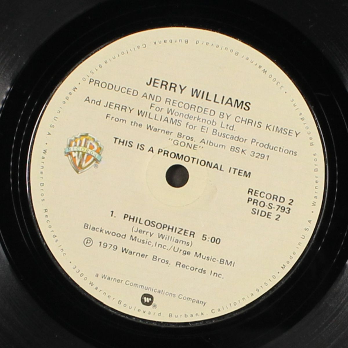 gone +2 by JERRY WILLIAMS