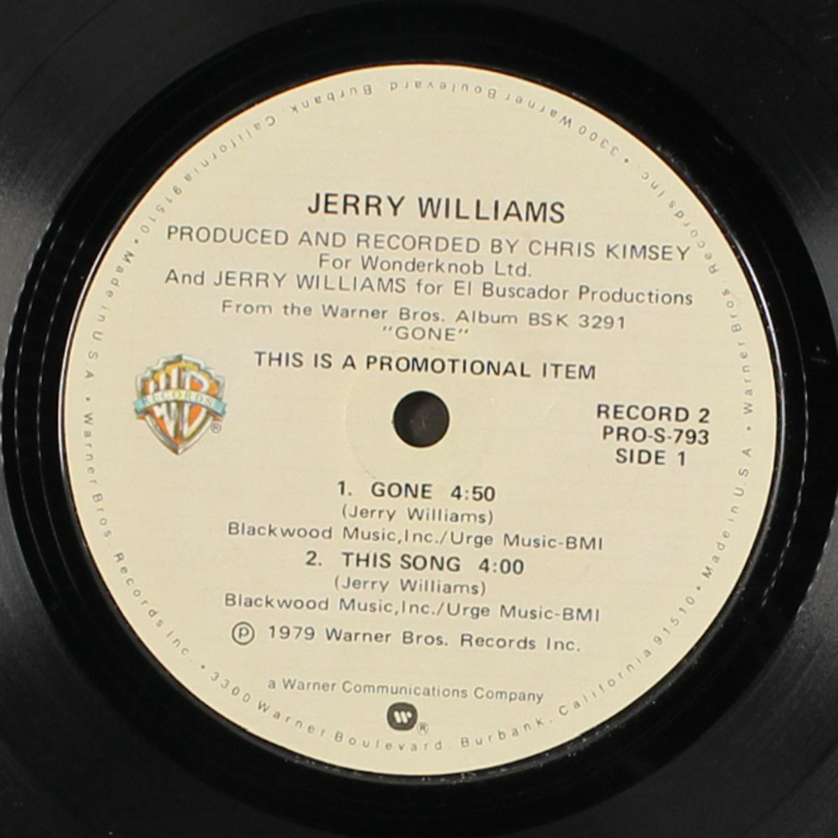 gone +2 by JERRY WILLIAMS