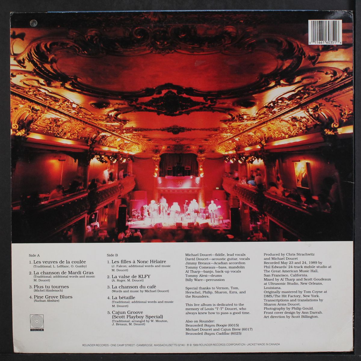 live! from the left coast by BEAUSOLEIL