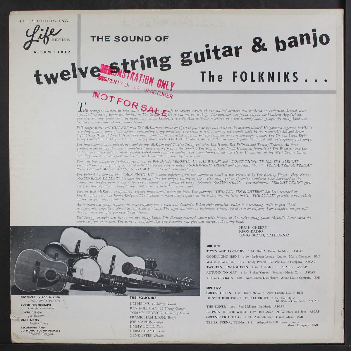 the sound of 12 string guitar & banjo by FOLKNIKS
