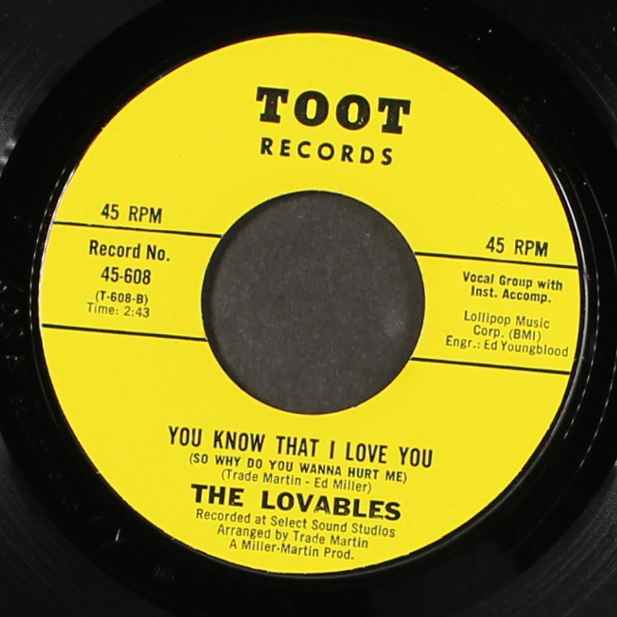 take me for a little while / you know that i love you by LOVABLES