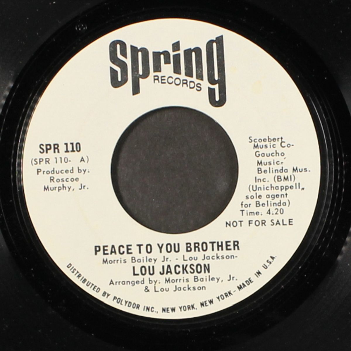 peace to you brother / same by LOU JACKSON