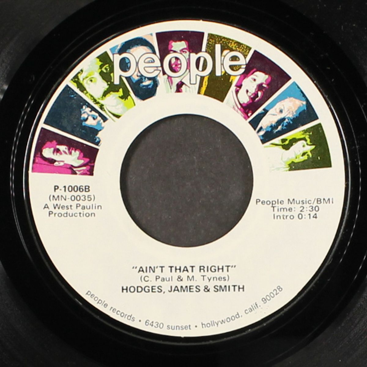 ain't that right / somewhere a valley by HODGES, JAMES & SMITH