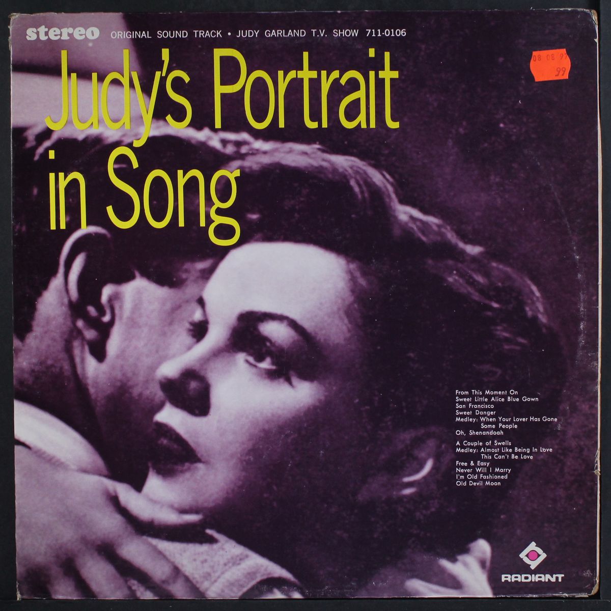 judy's portrait in song by JUDY GARLAND
