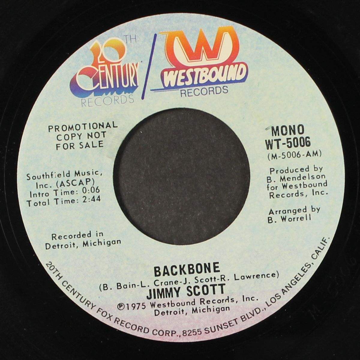 backbone / mono by JIMMY SCOTT