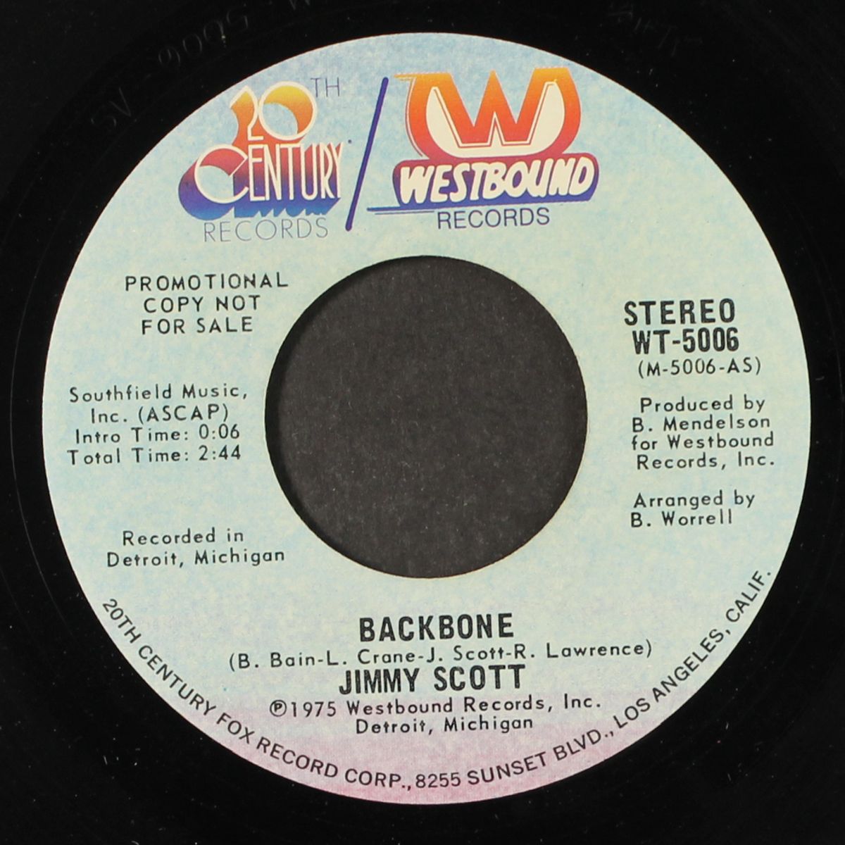 backbone / mono by JIMMY SCOTT