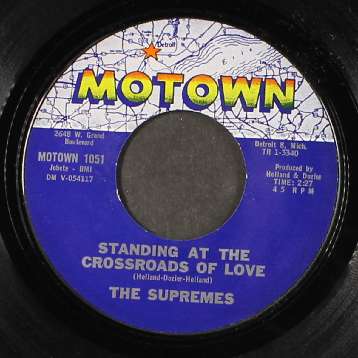 when the lovelight starts shining through his eyes / standing at the crossroads of love by SUPREMES