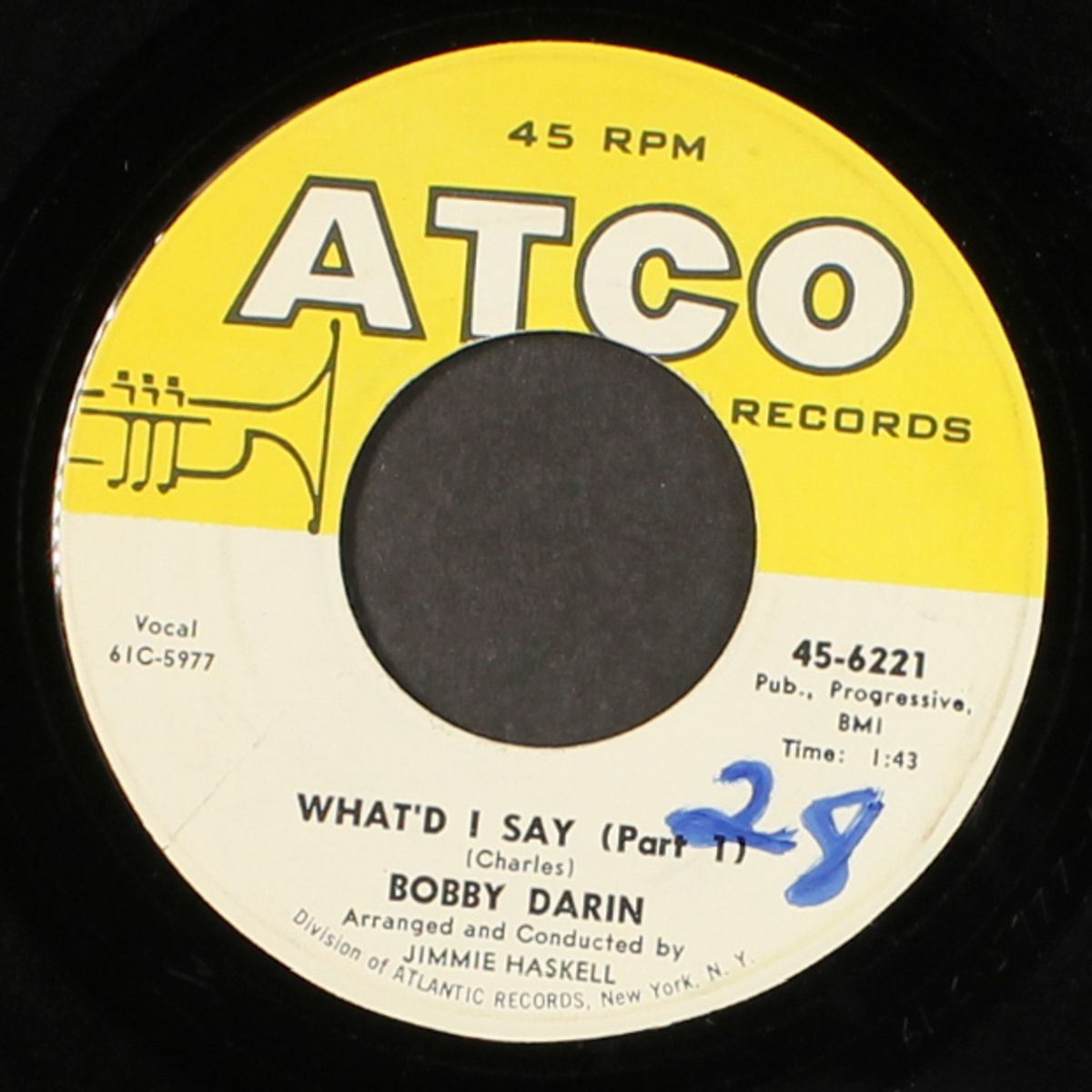 what'd i say / part 2 by BOBBY DARIN