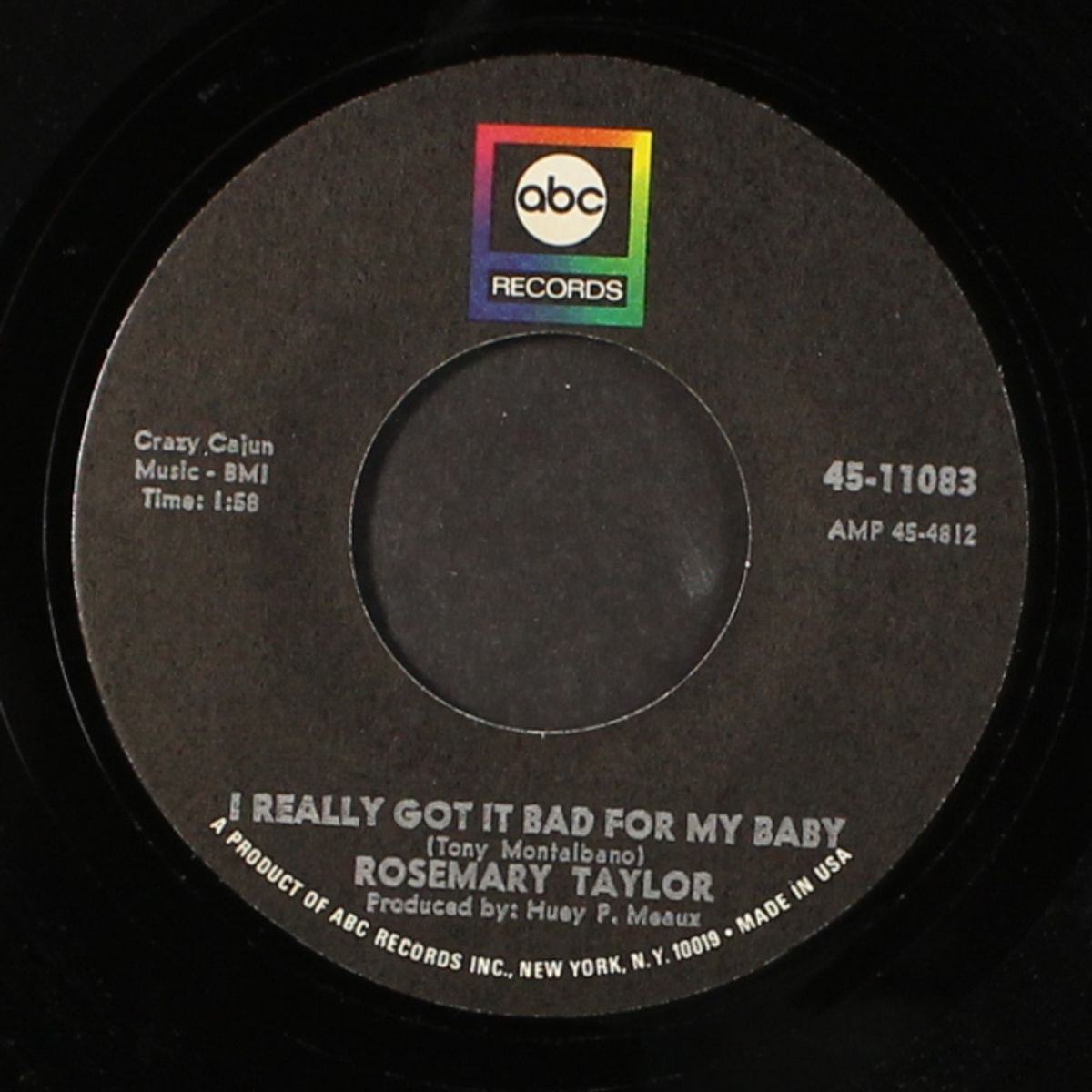 mercy mercy / i really got it bad for my baby by ROSEMARY TAYLOR