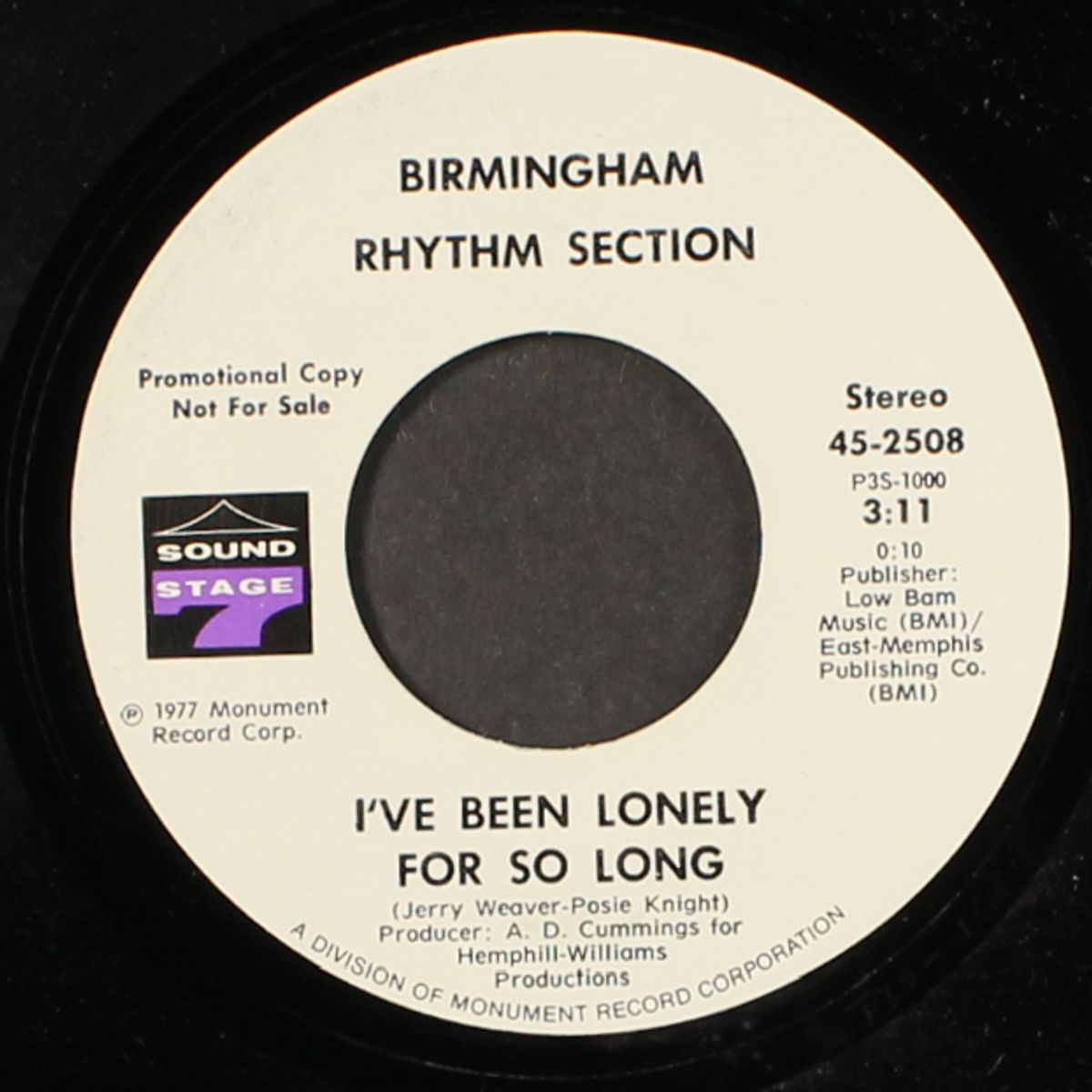i've been lonely for so long / same by BIRMINGHAM RHYTHM SECTION