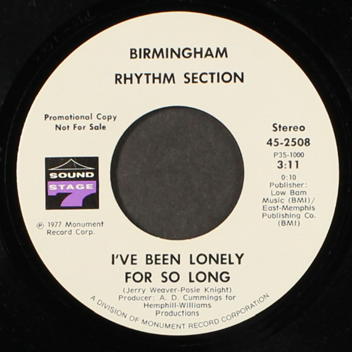 i've been lonely for so long / same by BIRMINGHAM RHYTHM SECTION
