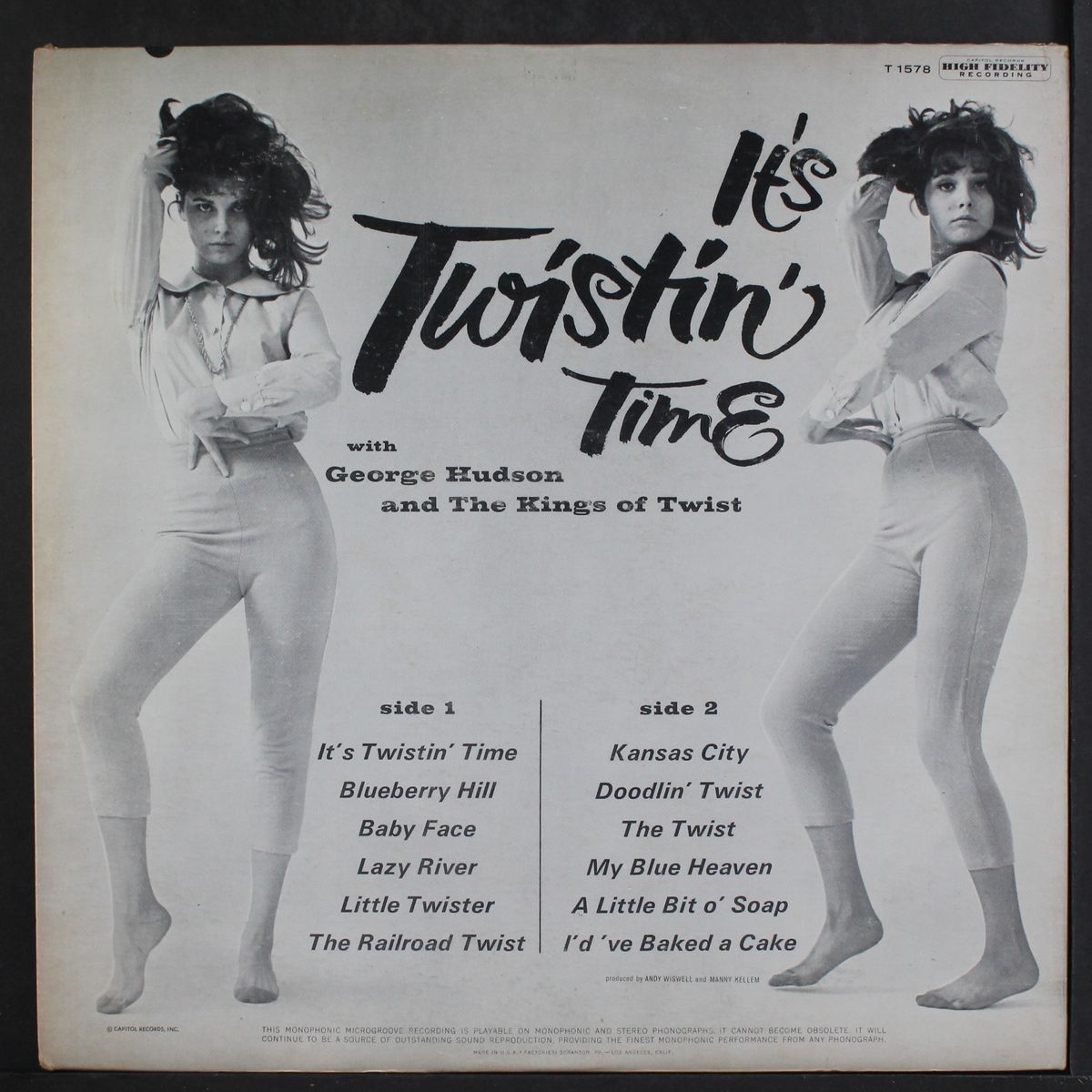 it's twistin' time by GEORGE HUDSON