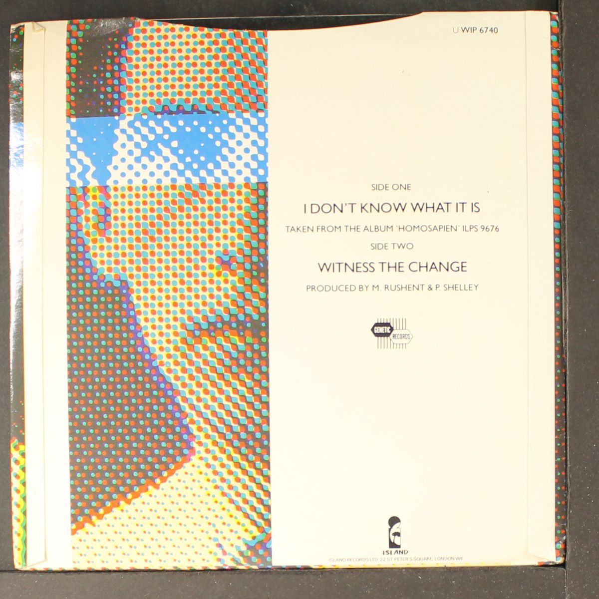 i don't know what it is / witness the change by PETE SHELLEY