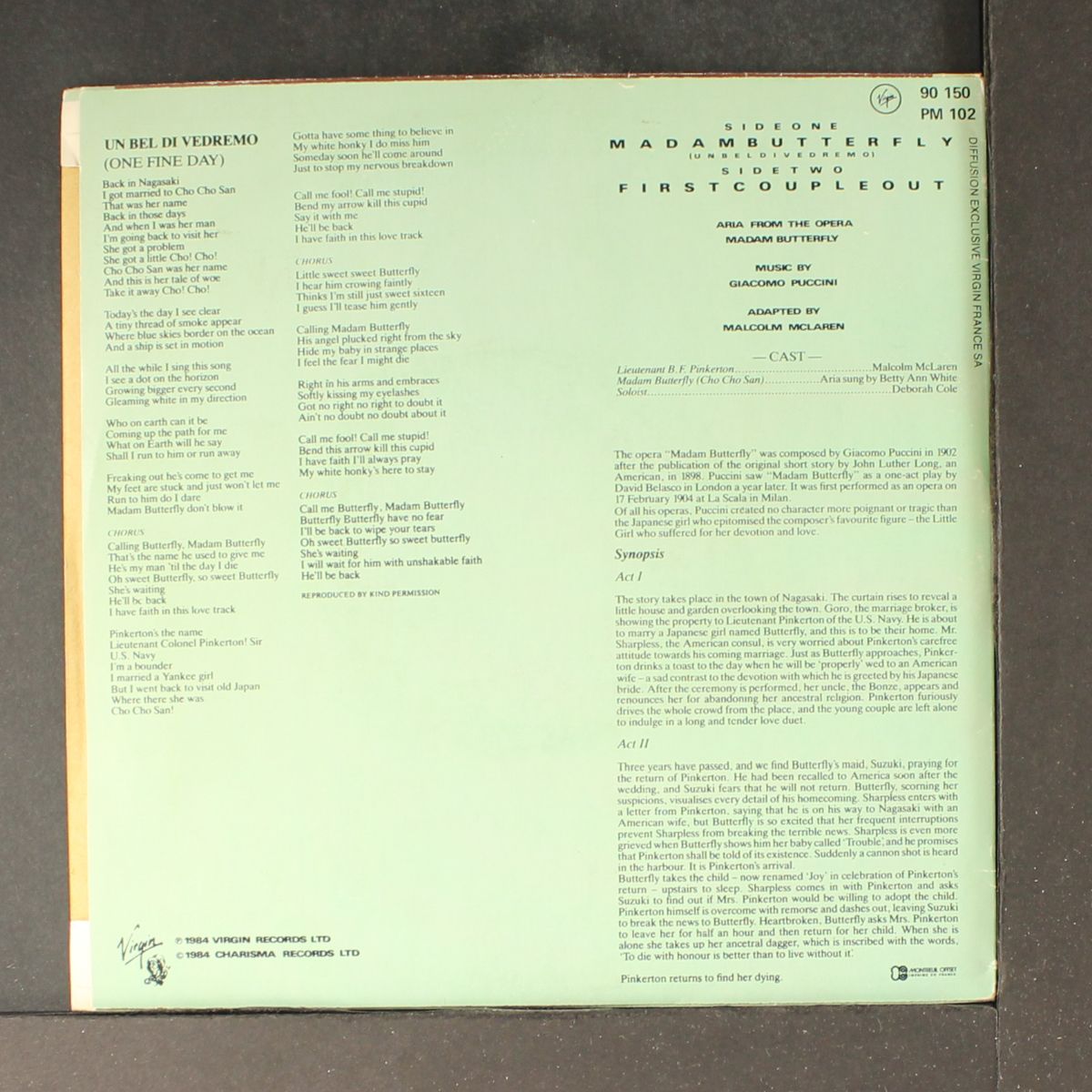madam butterfly by MALCOLM MCLAREN