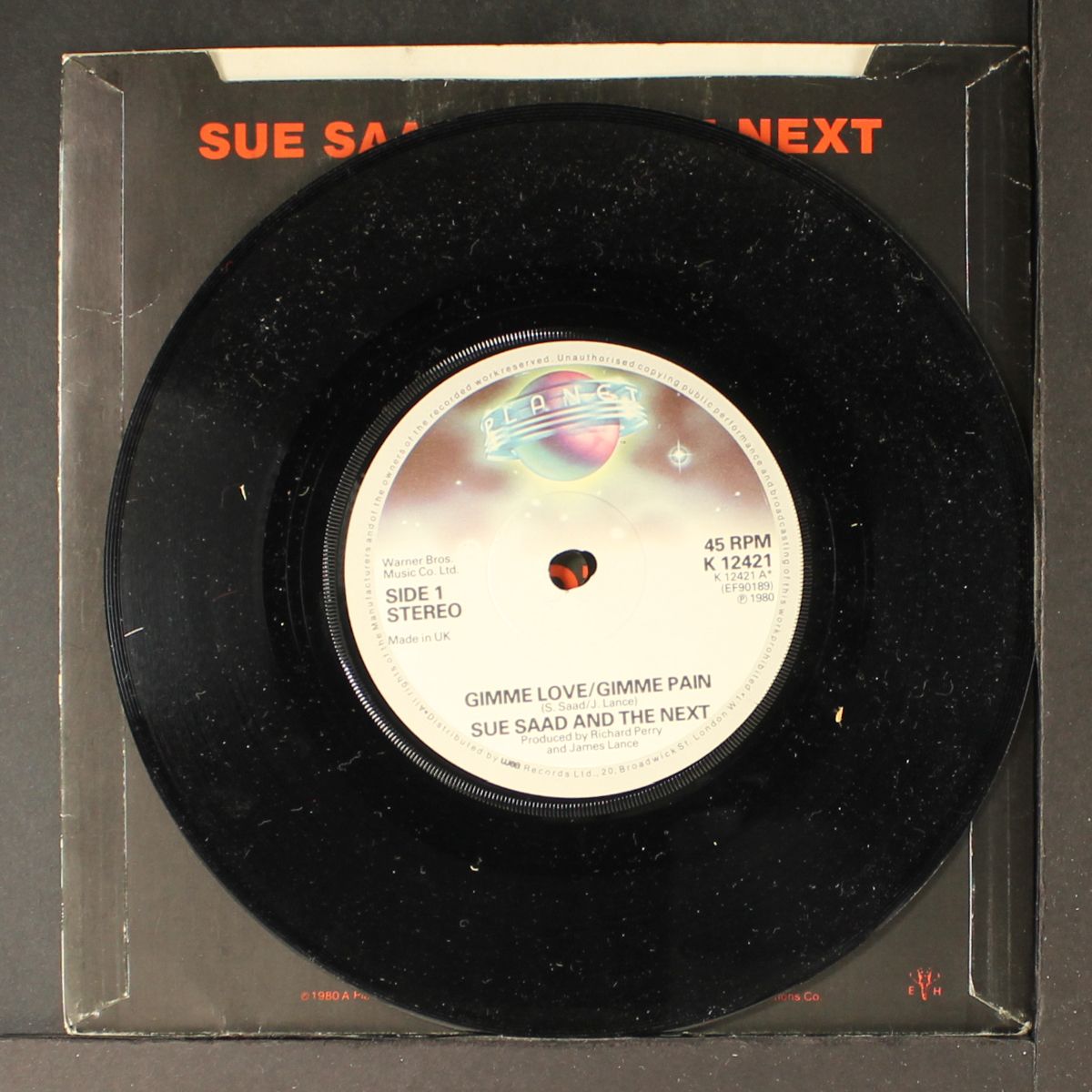 gimme love gimme pain / it's gotcha by SUE SAAD & NEXT