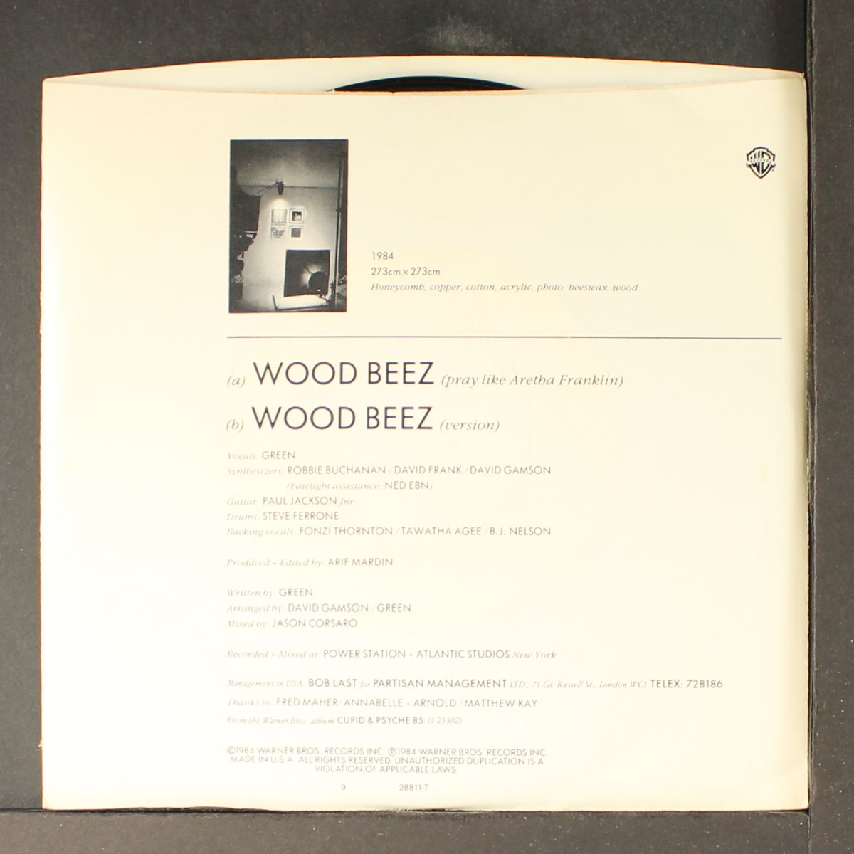 wood beez / same by SCRITTI POLITTI