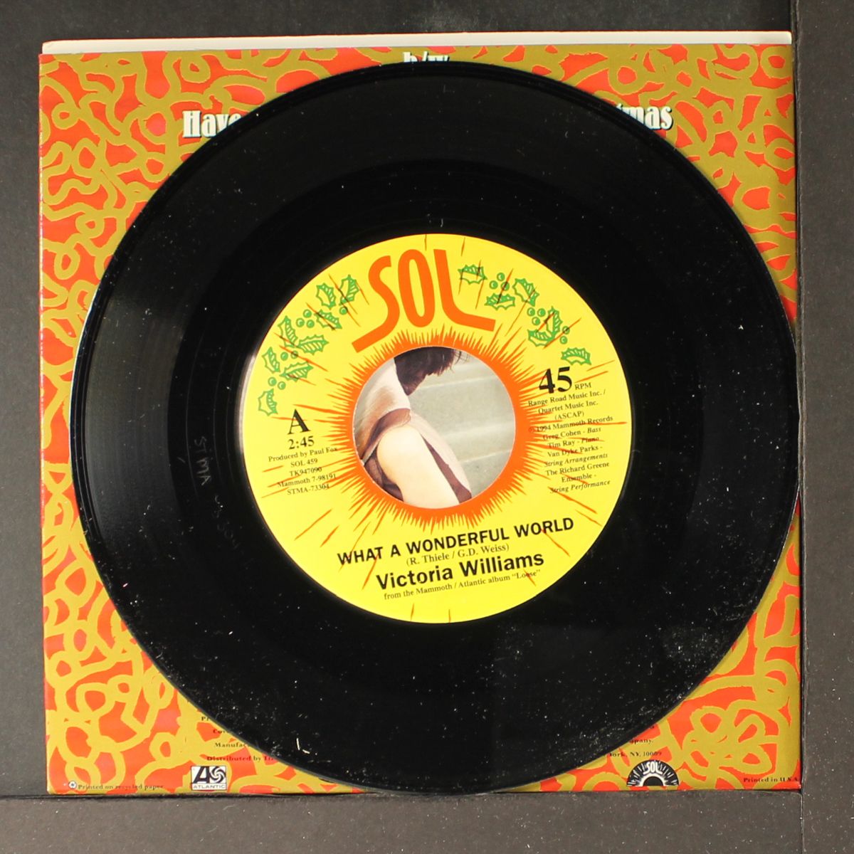 what a wonderful world / have yourself a merry little christmas by VICTORIA WILLIAMS