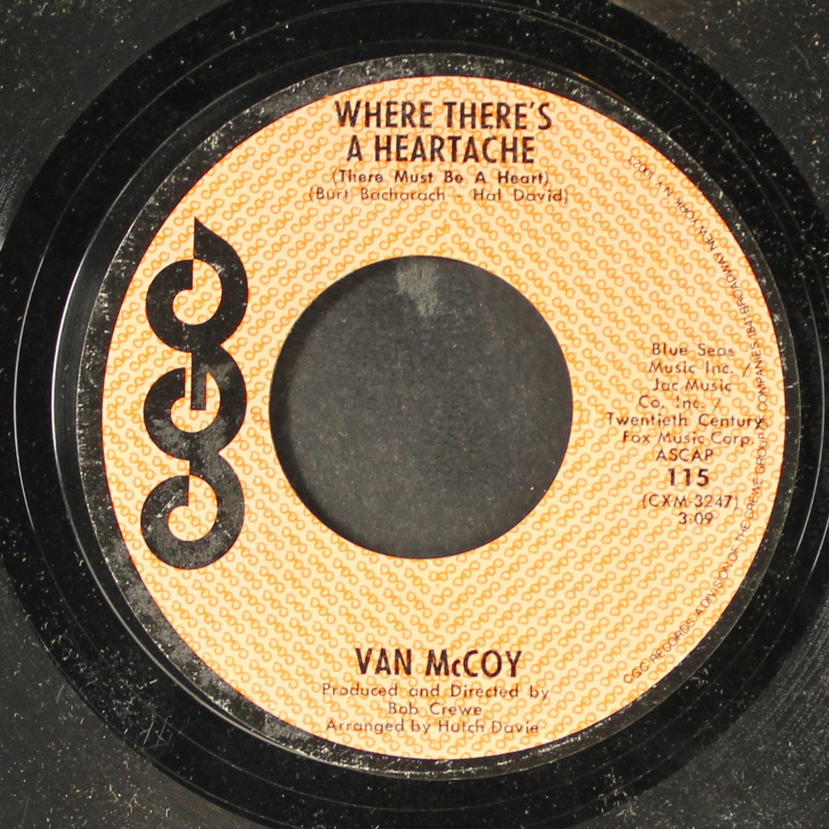 where there's a heartache / to make my father proud by VAN MCCOY