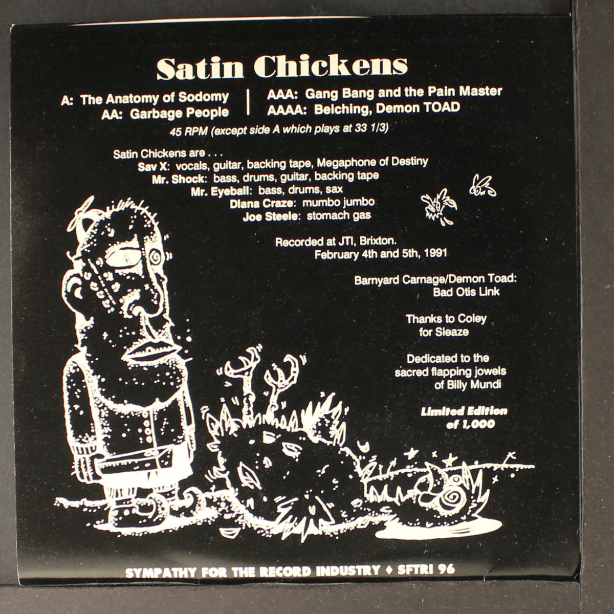 anatomy of sodomy+3 by SATIN CHICKENS
