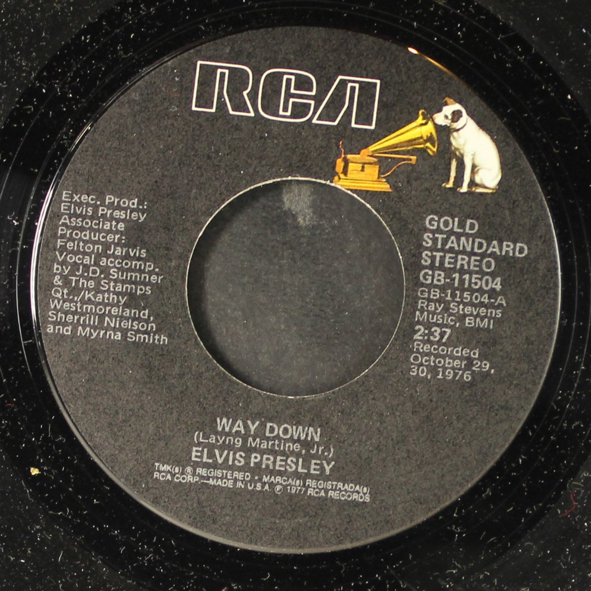 way down / my way by ELVIS PRESLEY
