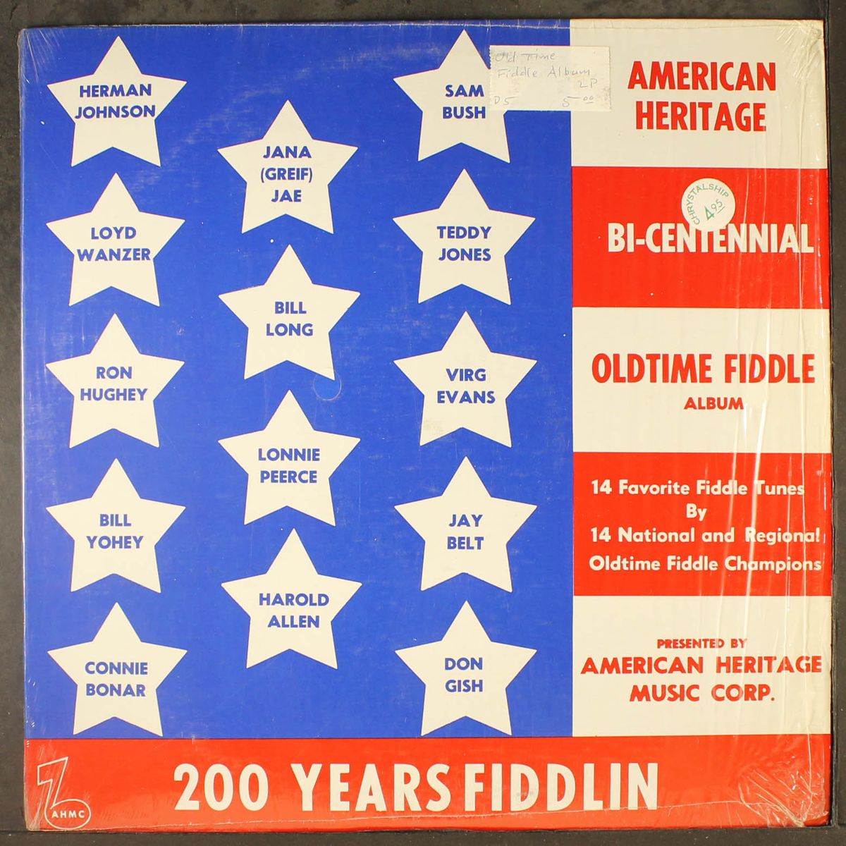 200 years fiddlin' by VARIOUS